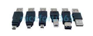   CABLE IEEE TRAVEL KIT 6 ADAPTER CONVERTER PORTABLE MINI NEW  