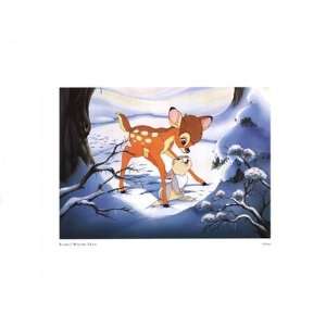 Bambis Winter Trail by Walt Disney 14x11 Kitchen 