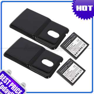 2X 3800mAh Extended Battery +Cover For SAMSUNG GALAXY S 2 II EPIC 4G 