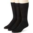 Stacy Adams Keepers International   Stacy Adams Socks 3 Pack, Black 