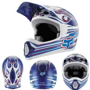  Fox Tracer Pro Race Full Face Helmet XX Large  Blue 