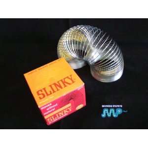 Slinky Original Shiny Metal Made in USA Classic Motorless Spring Toy 