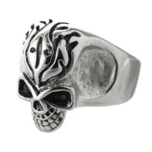  AAB Style RSRN 360 Stainless Steel Skull Ring AAB Style Jewelry