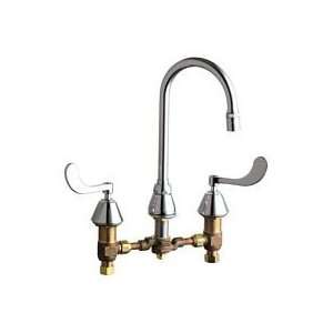  Chicago Faucets 786 SWE29CP Chrome Manual Deck Mounted 8 