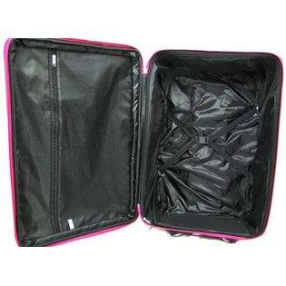 Piece Zebra Print Suitcase Set Luggage Hot Pink Trim  Ivy For the 