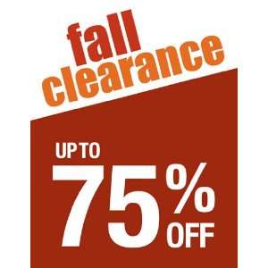  Fall Clearance Brown Orange Sign
