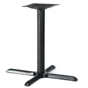  Select 2099 22 x 30 4 Leg X Style Table Base   Black 
