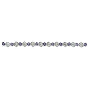  Cousin Crystazzi 4+6mm Bicone Mix Ice Baby Crystal, 21 