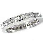   50CT REAL Diamond Eternity Band Womens Wedding Guard Ring (4 9