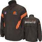 CLEVELAND BROWNS 2011 LARGE REEBOK AUTHENTIC SIDELINE MOMENTUM HOT 