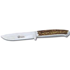  Boker Fixed Blade 4 1/4 Drop Point Blade With Genuine 