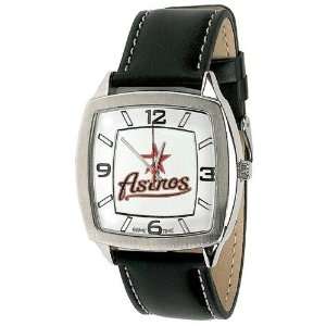  Houston Astros Mens Retro Style Watch Leather Band Sports 