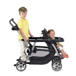  stand and ride stroller accepts two graco snugride infant car 