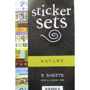  Nature Sticker Sets // DCWV Arts, Crafts & Sewing