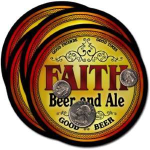  Faith, NC Beer & Ale Coasters   4pk 
