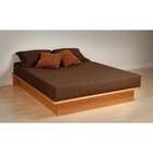 Prepac Oak Double / Full Size Platform Bed by Prepac