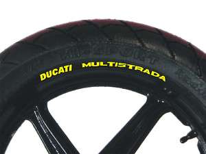 DUCATI MULTISTRADA 1100S Wheel Rim Stickers Decals Set  