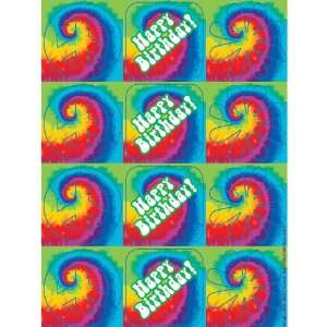  Tie Dye Fun Sticker Sheets (4 count) Toys & Games