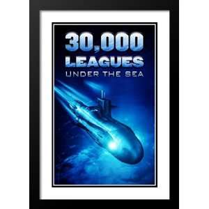 30,000 Leagues Under the Sea 20x26 Framed and Double Matted Movie 