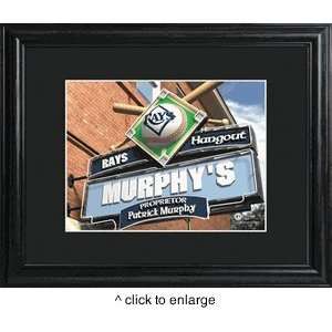 Tampa Bay Rays Personalized MLB Pub Sign with Wood Frame