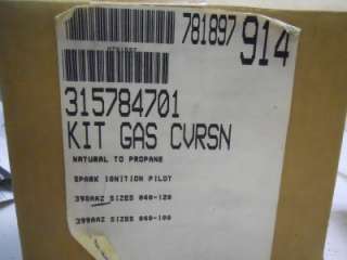NATURAL GAS TO PROPANE CONVERSION KIT 315784701  