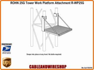 ROHN 25G Tower WP25G Work Platform Attachment Accessory 610074820529 