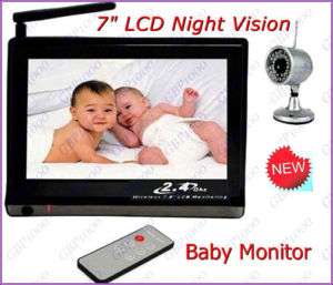 LCD Wireless night vision Video Camera Baby Monitor  