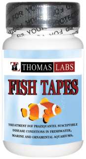 Fish Tapes (Praziquantel 34mg) 30ct 725068006046  