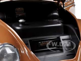   car model of 1953 Volkswagen Beetle Saloon Brown Beige die cast car by