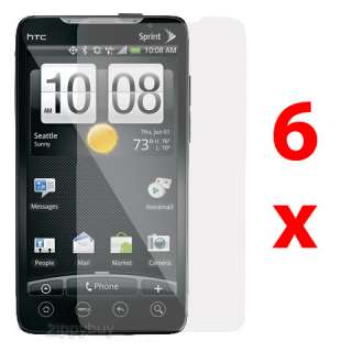 pcs Clear LCD Screen Protector Cover Shield for HTC EVO 4 4G Sprint 