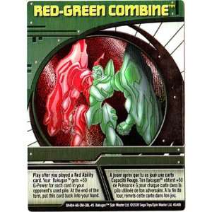   Bakugan Green Special Ability Card   Red Green Combine Toys & Games