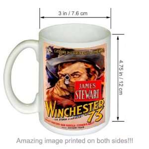 Winchester 73 Vintage James Stewart Movie COFFEE MUG  