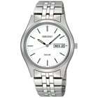 Brand New Seiko Mens SNE031 Solar White Dial Watch