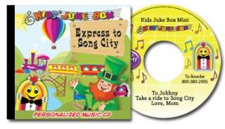 Personalized Kids Music CD   Express To Song City  