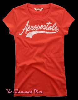 New Womans Aeropostale Graphic Logo T Tee Shirt S  