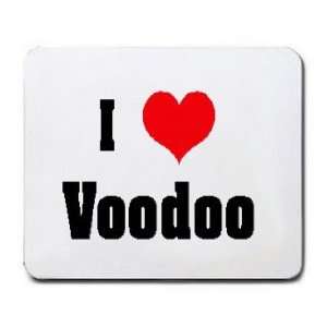  I Love/Heart Voodoo Mousepad