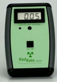 Geiger Counter RadRate basic, radiation detector and meter, compteur 