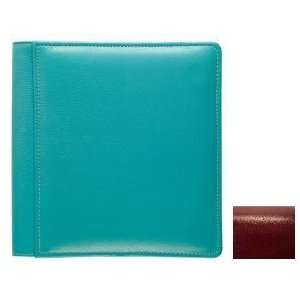  ROMA RED smooth grain leather medium scrapbook #162 style album 