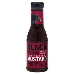 Black Horse Bh Raspberry Mustard Sce 12 Grocery & Gourmet Food