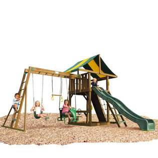   Lincoln Swing Set  Top Ladder With Rope Accessories 