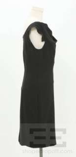 Marc New York Black Pleated Sleeveless Sheath Dress Size 6  
