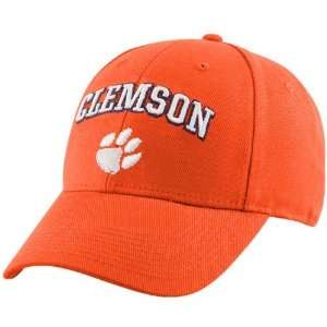 Clemson Tigers Orange Classic Logo Flex Fit Hat  Sports 