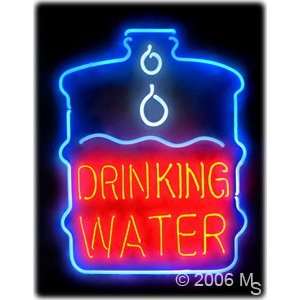 Neon Sign   Drinking Water Extra Large Grocery & Gourmet Food