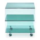 ZUO Magellan Side Table, Clear