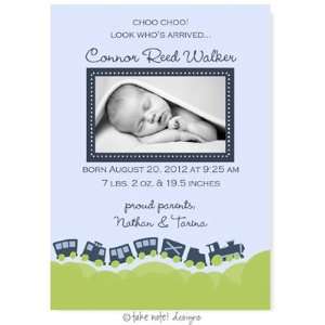   Photo Birth Announcements   Connor Reed