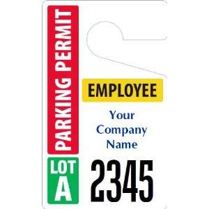  Plastic ToughTags for Employee Parking Permits ValueTag, 3 