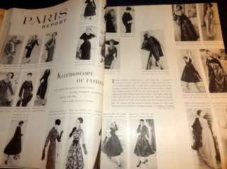 Vintage Ladies Home Journal 10/1956 50s fashion ads advertising design 