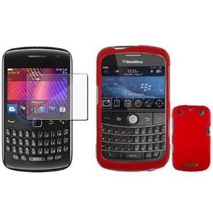  iNcido Brand Blackberry 9360/9370/Apollo Combo Rubber Red 