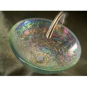  16 Glass Vessel Sink Finish Crystal Reflections