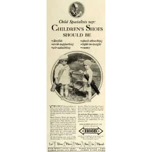 1930 Ad Hood Rubber Company Inc Canvas Children Shoes   Original Print 